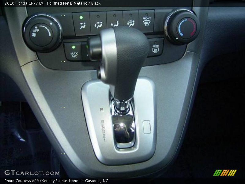 Polished Metal Metallic / Black 2010 Honda CR-V LX