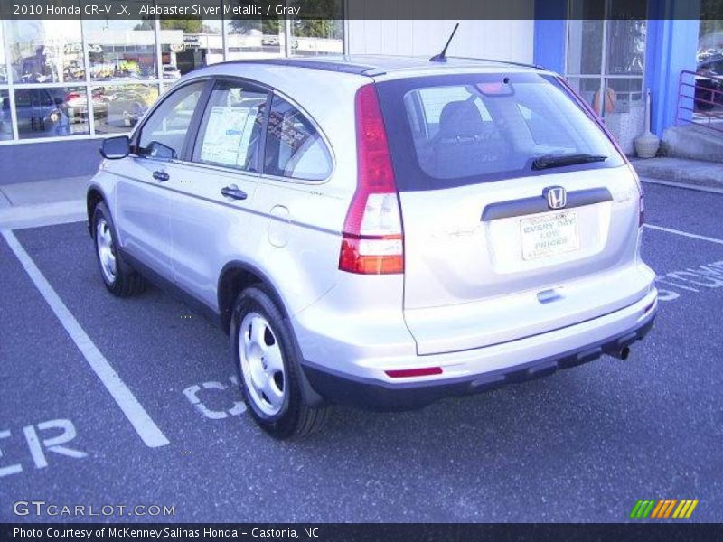 Alabaster Silver Metallic / Gray 2010 Honda CR-V LX