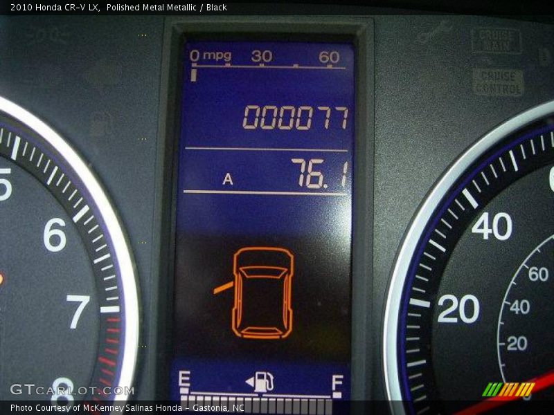 Polished Metal Metallic / Black 2010 Honda CR-V LX