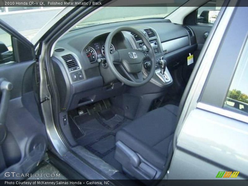 Polished Metal Metallic / Black 2010 Honda CR-V LX