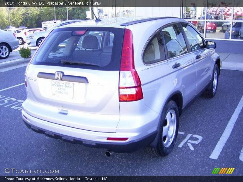 Alabaster Silver Metallic / Gray 2010 Honda CR-V LX