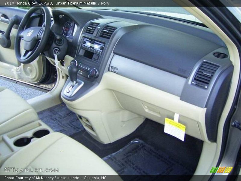 Urban Titanium Metallic / Ivory 2010 Honda CR-V LX AWD