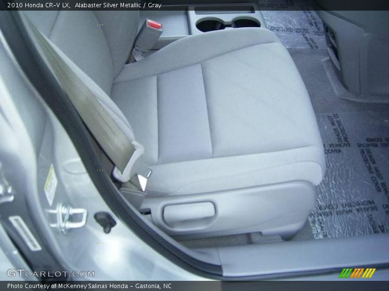Alabaster Silver Metallic / Gray 2010 Honda CR-V LX