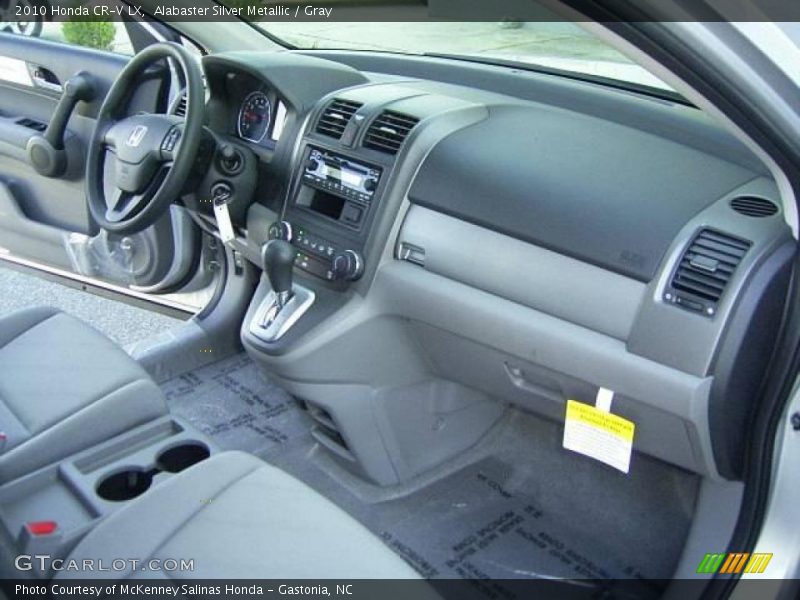 Alabaster Silver Metallic / Gray 2010 Honda CR-V LX