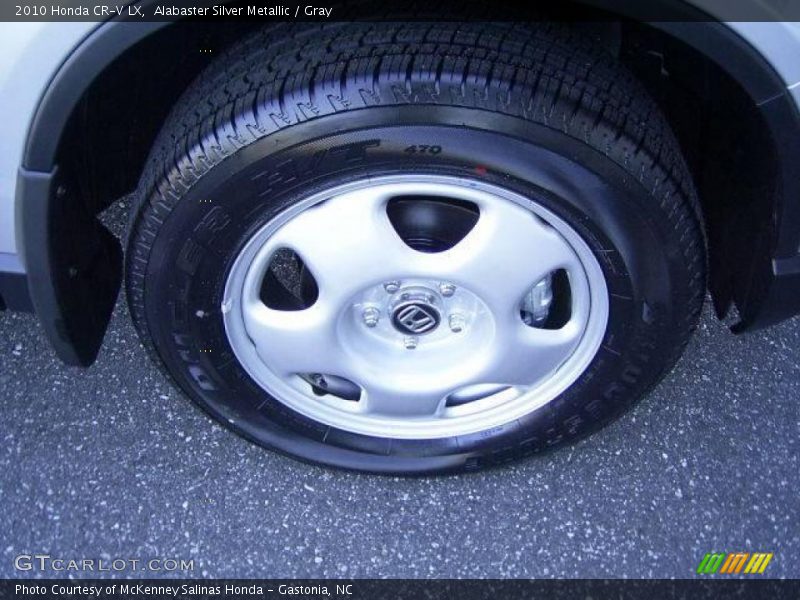 Alabaster Silver Metallic / Gray 2010 Honda CR-V LX