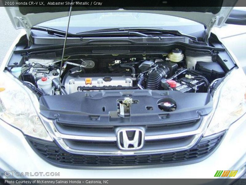Alabaster Silver Metallic / Gray 2010 Honda CR-V LX