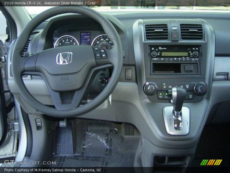 Alabaster Silver Metallic / Gray 2010 Honda CR-V LX