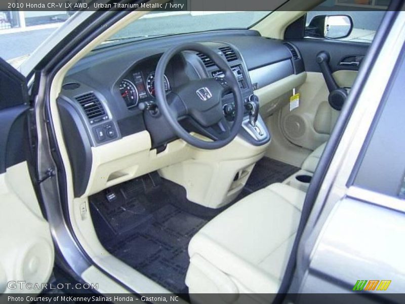 Urban Titanium Metallic / Ivory 2010 Honda CR-V LX AWD