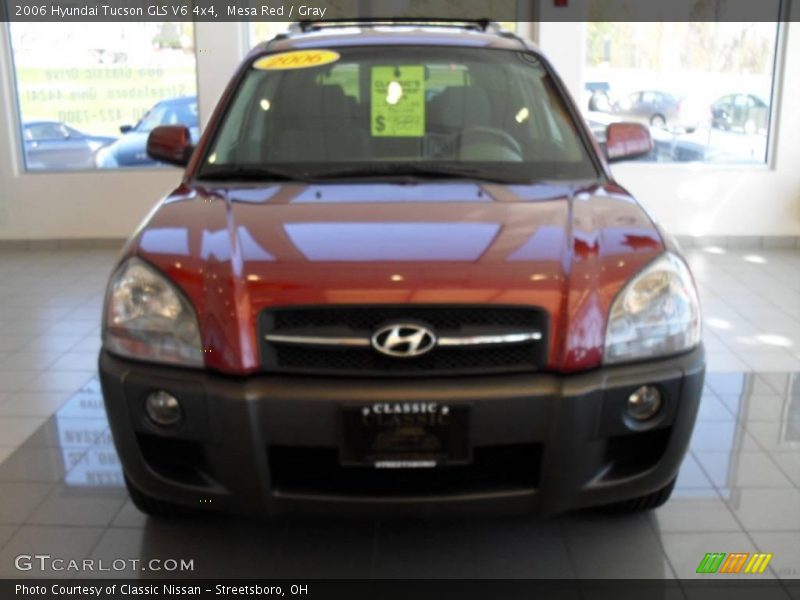 Mesa Red / Gray 2006 Hyundai Tucson GLS V6 4x4