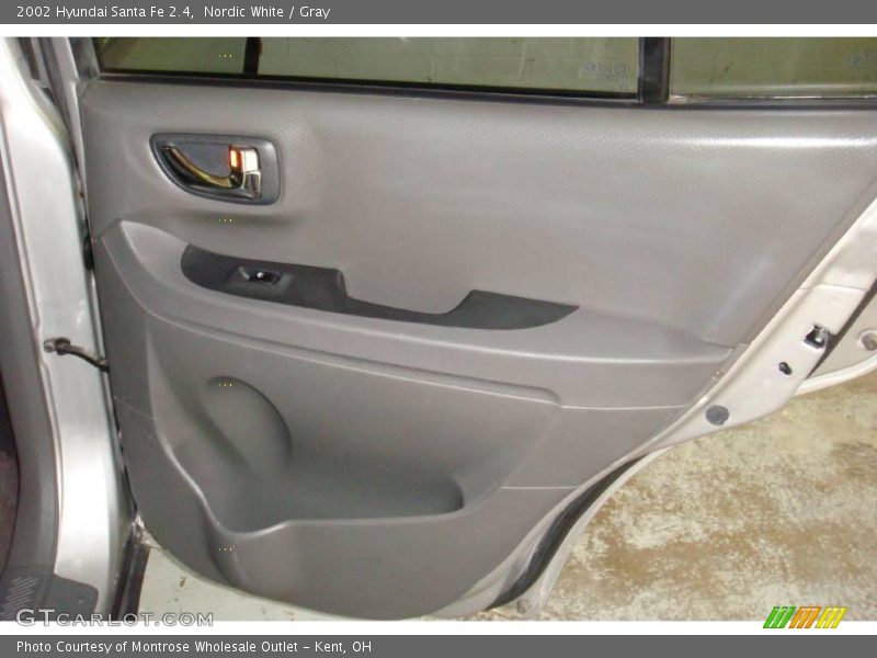 Nordic White / Gray 2002 Hyundai Santa Fe 2.4