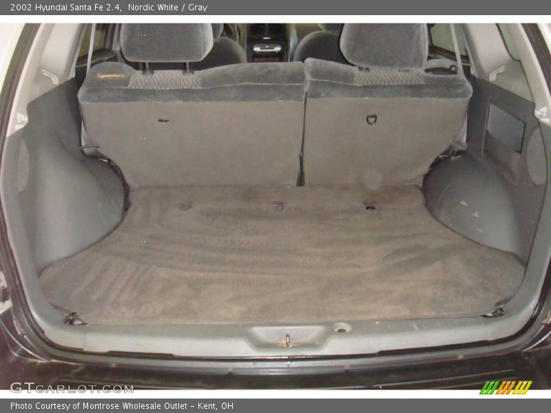 Nordic White / Gray 2002 Hyundai Santa Fe 2.4