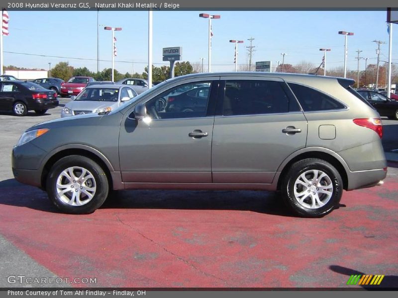 Natural Khaki Metallic / Beige 2008 Hyundai Veracruz GLS