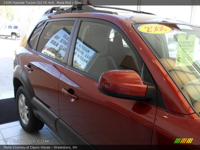Mesa Red / Gray 2006 Hyundai Tucson GLS V6 4x4