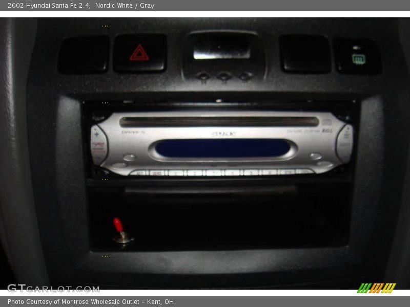 Nordic White / Gray 2002 Hyundai Santa Fe 2.4