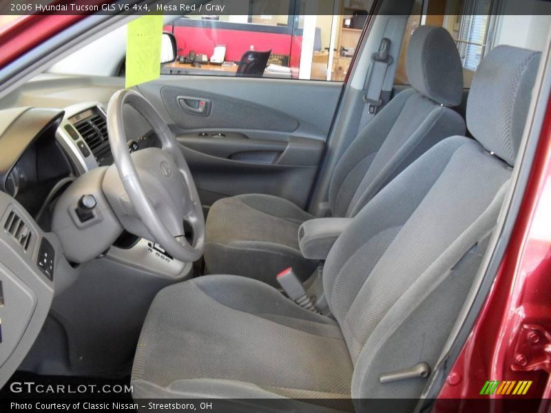 Mesa Red / Gray 2006 Hyundai Tucson GLS V6 4x4