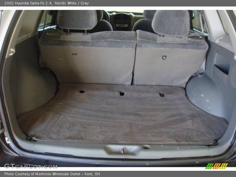 Nordic White / Gray 2002 Hyundai Santa Fe 2.4