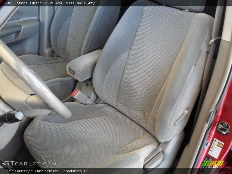 Mesa Red / Gray 2006 Hyundai Tucson GLS V6 4x4