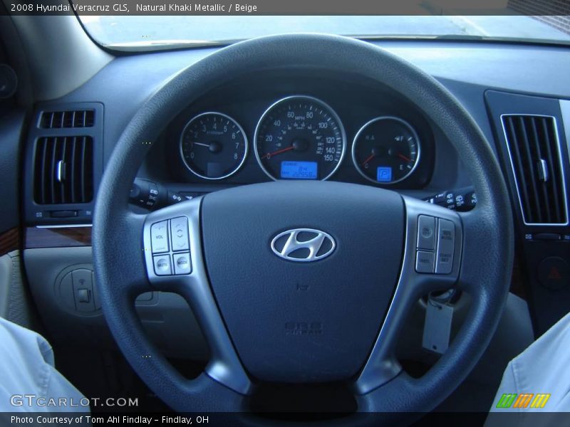 Natural Khaki Metallic / Beige 2008 Hyundai Veracruz GLS