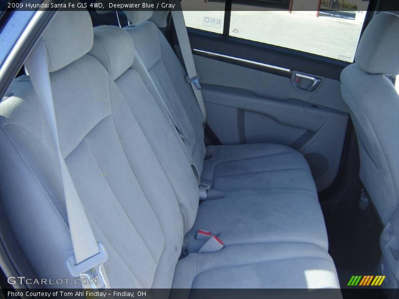 Deepwater Blue / Gray 2009 Hyundai Santa Fe GLS 4WD