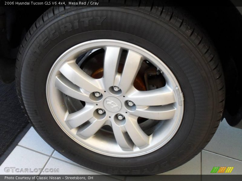 Mesa Red / Gray 2006 Hyundai Tucson GLS V6 4x4