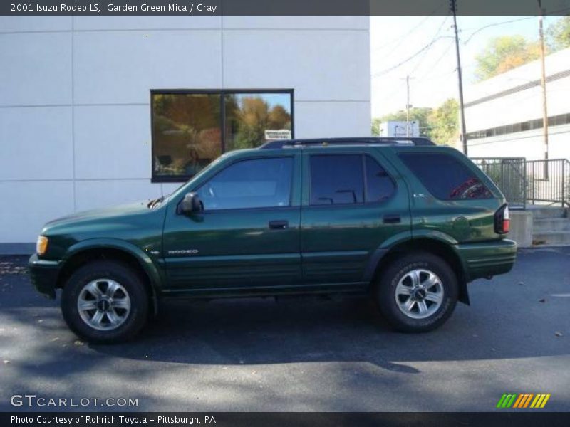 Garden Green Mica / Gray 2001 Isuzu Rodeo LS