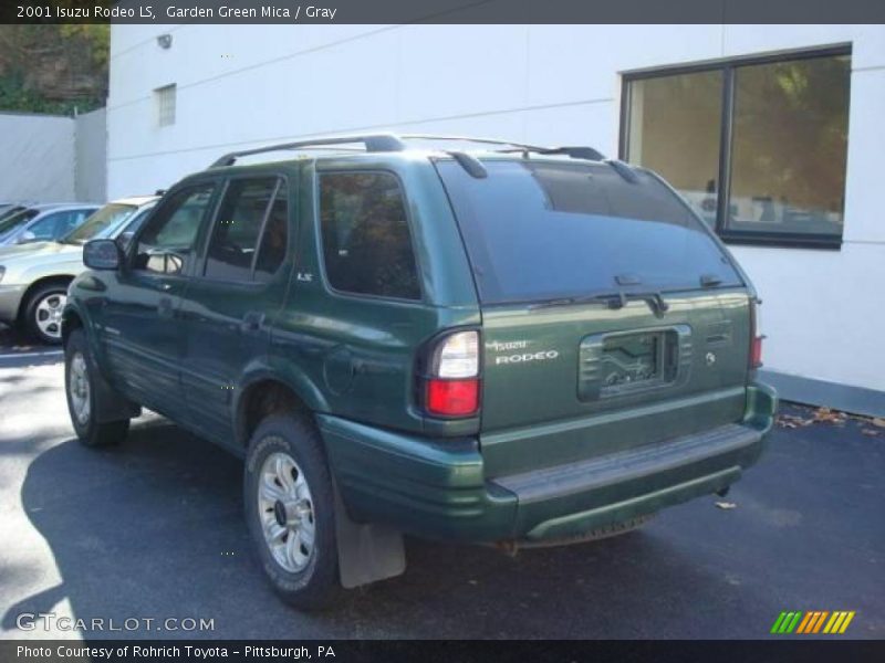 Garden Green Mica / Gray 2001 Isuzu Rodeo LS