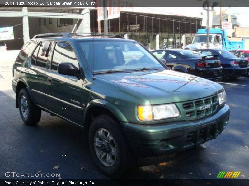 Garden Green Mica / Gray 2001 Isuzu Rodeo LS