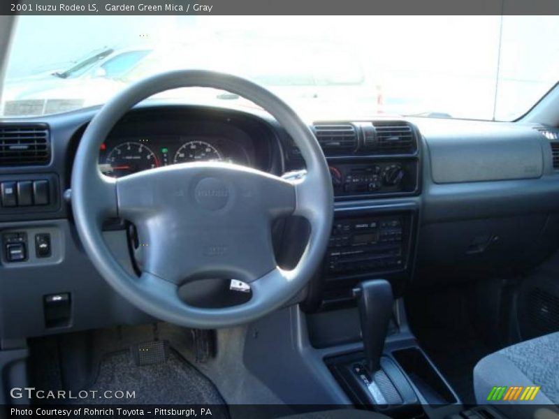 Garden Green Mica / Gray 2001 Isuzu Rodeo LS
