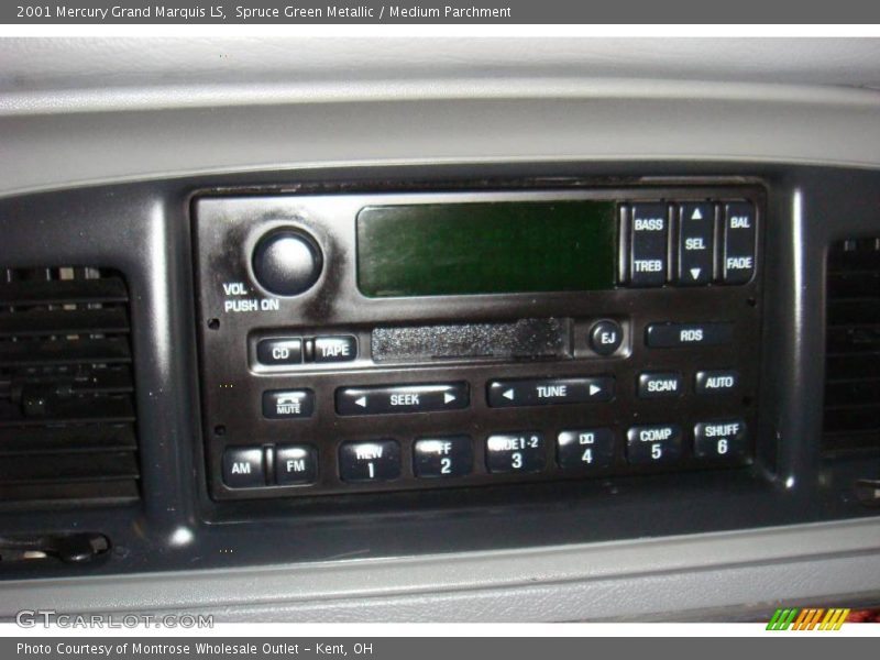 Spruce Green Metallic / Medium Parchment 2001 Mercury Grand Marquis LS