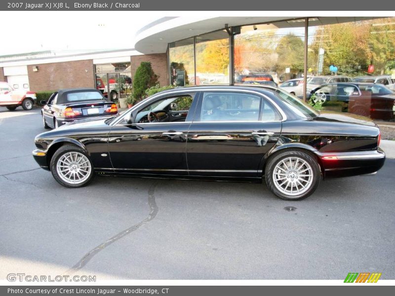 Ebony Black / Charcoal 2007 Jaguar XJ XJ8 L