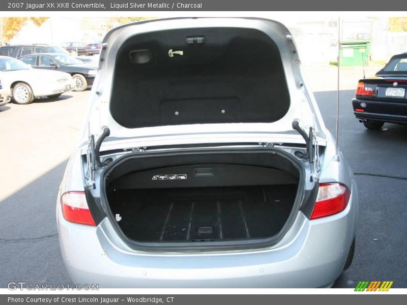 Liquid Silver Metallic / Charcoal 2007 Jaguar XK XK8 Convertible