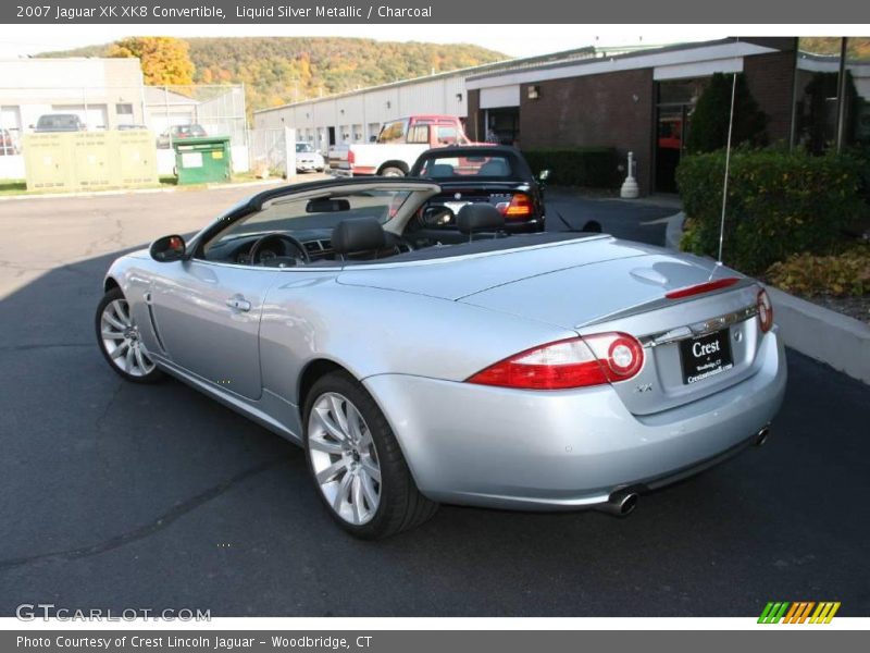 Liquid Silver Metallic / Charcoal 2007 Jaguar XK XK8 Convertible