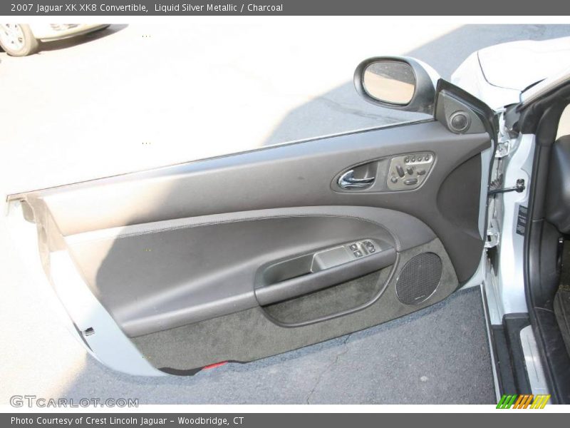 Liquid Silver Metallic / Charcoal 2007 Jaguar XK XK8 Convertible