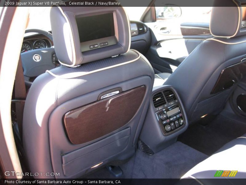 Celestial Black / Navy/Barley 2009 Jaguar XJ Super V8 Portfolio