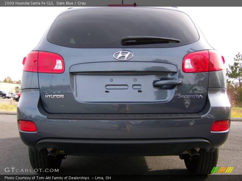 Slate Blue / Gray 2009 Hyundai Santa Fe GLS