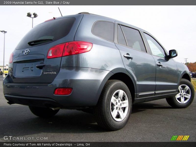 Slate Blue / Gray 2009 Hyundai Santa Fe GLS