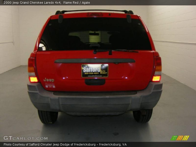 Flame Red / Agate 2000 Jeep Grand Cherokee Laredo 4x4