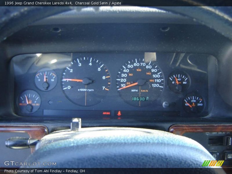Charcoal Gold Satin / Agate 1996 Jeep Grand Cherokee Laredo 4x4