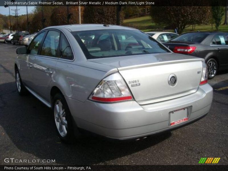 Brilliant Silver Metallic / Medium Dark Flint/Light Stone 2009 Mercury Sable Premier Sedan