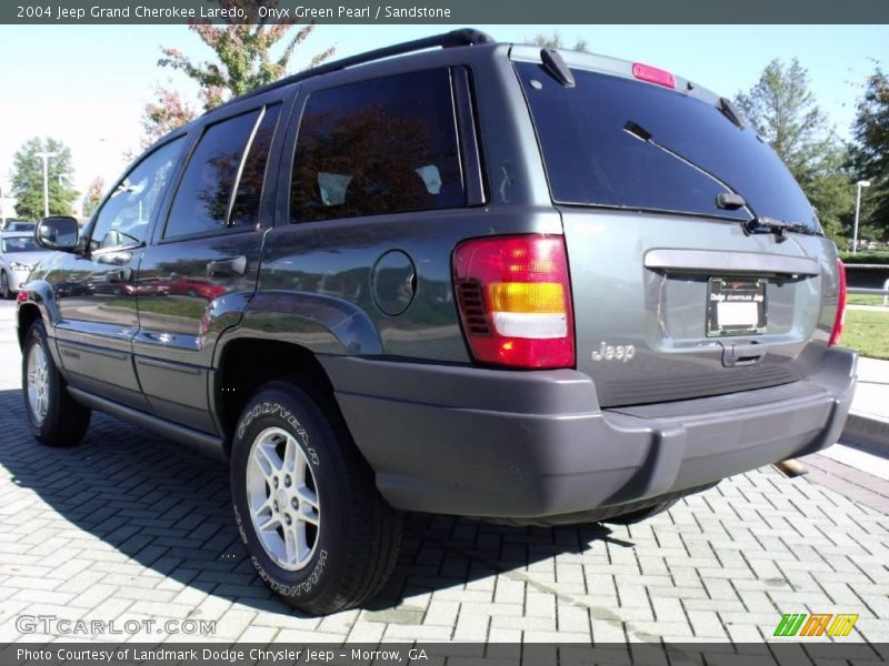 Onyx Green Pearl / Sandstone 2004 Jeep Grand Cherokee Laredo