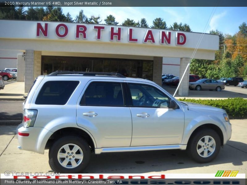 Ingot Silver Metallic / Stone 2010 Mercury Mariner V6 4WD