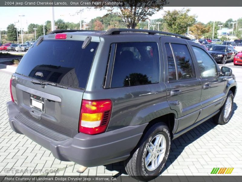 Onyx Green Pearl / Sandstone 2004 Jeep Grand Cherokee Laredo