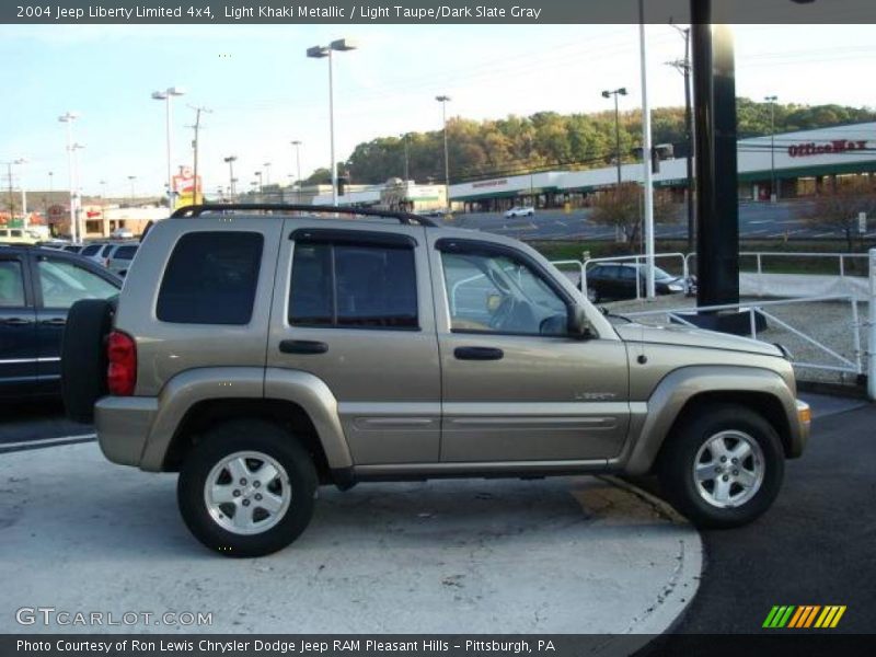 Light Khaki Metallic / Light Taupe/Dark Slate Gray 2004 Jeep Liberty Limited 4x4