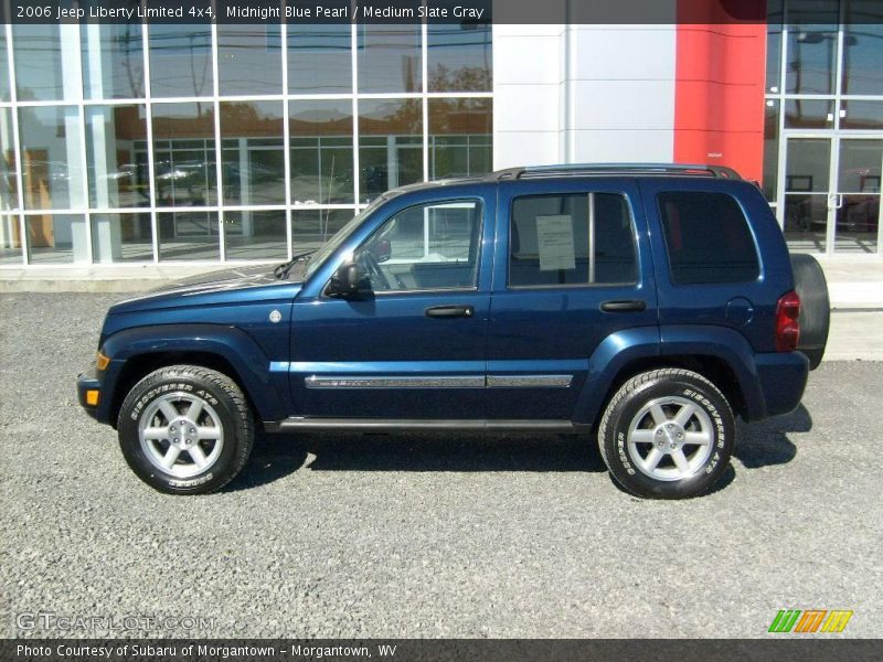 Midnight Blue Pearl / Medium Slate Gray 2006 Jeep Liberty Limited 4x4