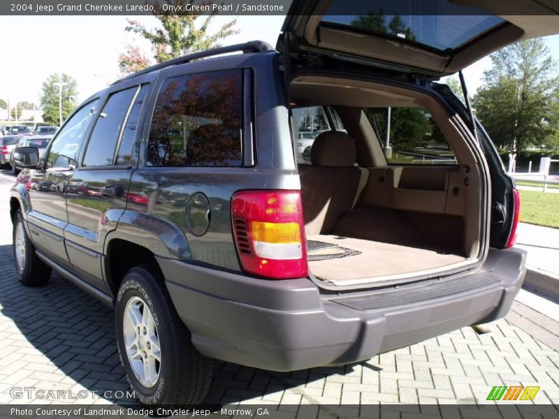 Onyx Green Pearl / Sandstone 2004 Jeep Grand Cherokee Laredo
