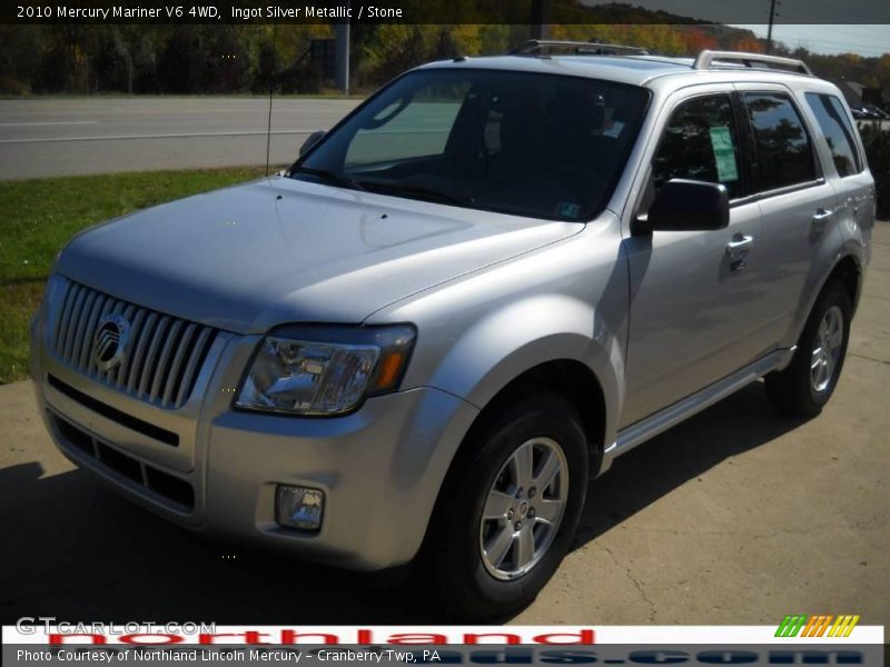 Ingot Silver Metallic / Stone 2010 Mercury Mariner V6 4WD