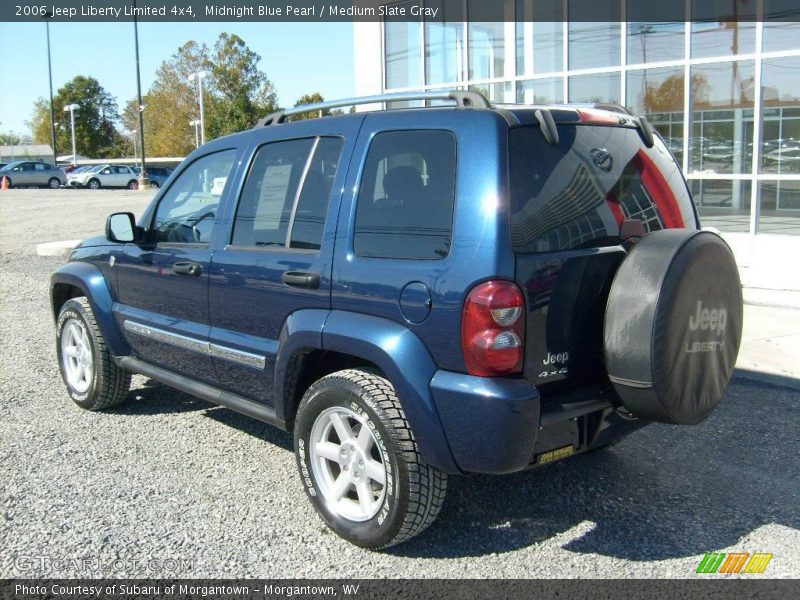 Midnight Blue Pearl / Medium Slate Gray 2006 Jeep Liberty Limited 4x4