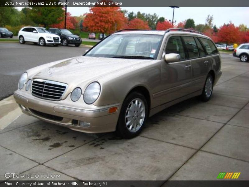 Desert Silver Metallic / Java 2003 Mercedes-Benz E 320 Wagon