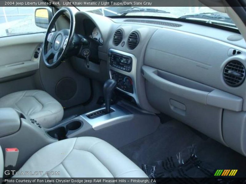 Light Khaki Metallic / Light Taupe/Dark Slate Gray 2004 Jeep Liberty Limited 4x4