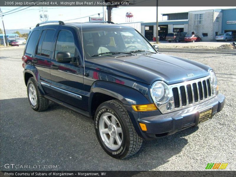 Midnight Blue Pearl / Medium Slate Gray 2006 Jeep Liberty Limited 4x4